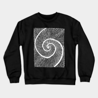 White double shell Fibonacci spiral golden ratio Crewneck Sweatshirt